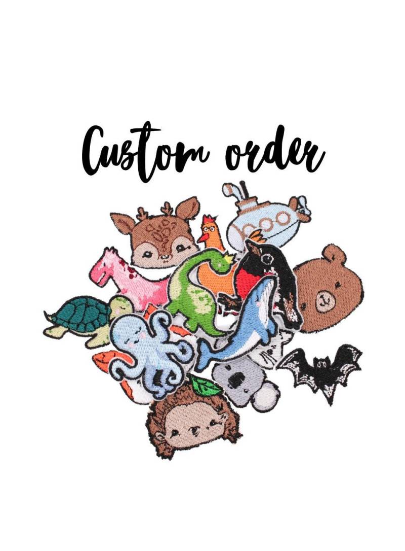 Personalisierter Aufnäher Zum Aufbügeln von PtchsDE