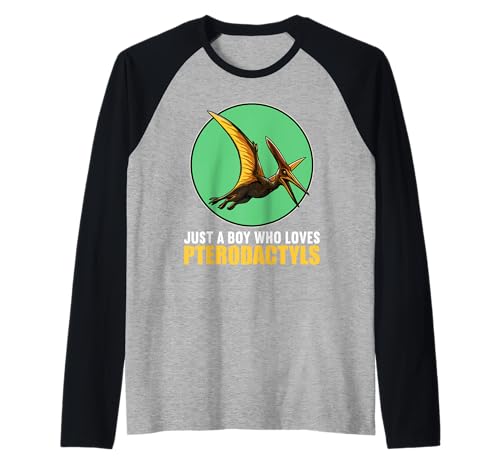 Herren Pterodactylen Pterodactylus Raglan von Pterodactylen Pterodactylus Tier Shop
