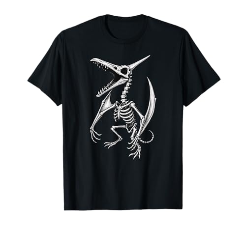 Pterosaurier Dinosaurier Skelett Halloween Pterodaktyl Jungen T-Shirt Pterosaurier Dinosaurier Skelett Halloween Pterodaktyl Jungen T-Shirt von PterosaurAxis1