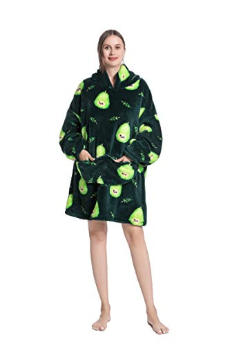 Decken Hoodie, Kuschelpullover Damen Deckenpullover,weiches Mikrofleece Übergroße Hoodie Sweatshirt,Riesen-Kapuzenpullover für Erwachsene, Männer, Frauen, Jugendliche von Pterygoid