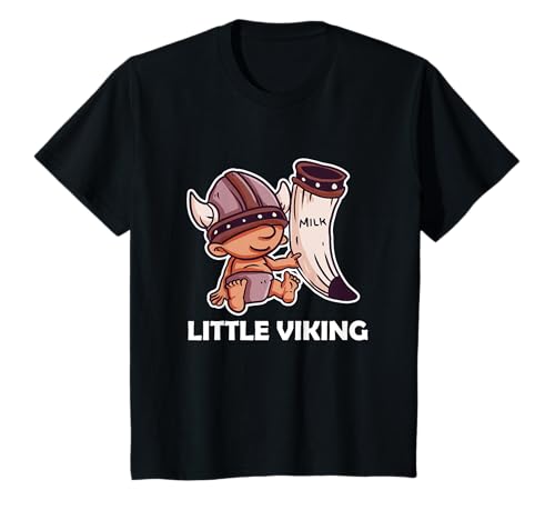 Wikinger Kinder Little Viking Nordisch Vater Und Sohn T-Shirt Wikinger Kinder Little Viking Nordisch Vater Und Sohn T-Shirt von Pubis Wikinger Geschenke & Bekleidung