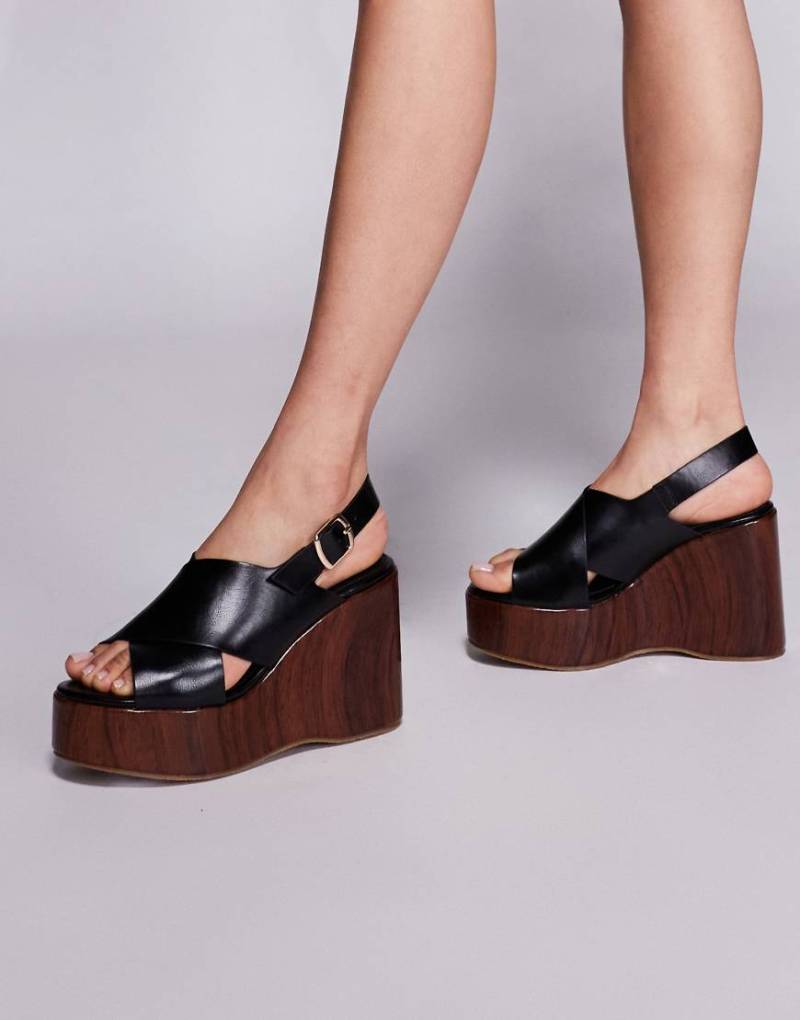 Public Desire - Tamanco - Mules-Sandalen in Schwarz von Public Desire