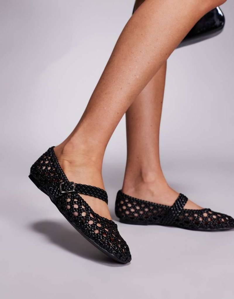 Public Desire - Winoma - Ballerinas in Schwarz von Public Desire