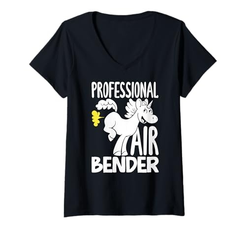 Damen Public Tooter Lustig Unangemessener Mutiger Peinlicher Furz T-Shirt mit V-Ausschnitt von Public Tooting Funny Inappropriate Bold gifts