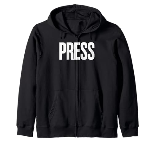 Presse Journalismus Nachrichten Medien Reporter Journalistin Frauen Männer Kapuzenjacke von Publication Editor Print Professional Women Men