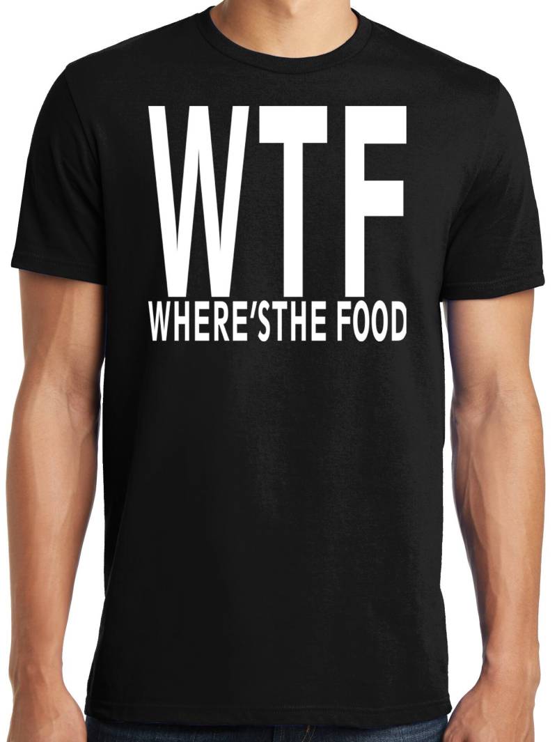 Big Jungs Regel Lustiges Großes Und King-Size-Wtf Wo Ist Das Essen T-Shirt von PubliciTeeZ