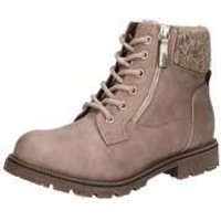 Puccetti Schnür Boots Damen beige von Puccetti