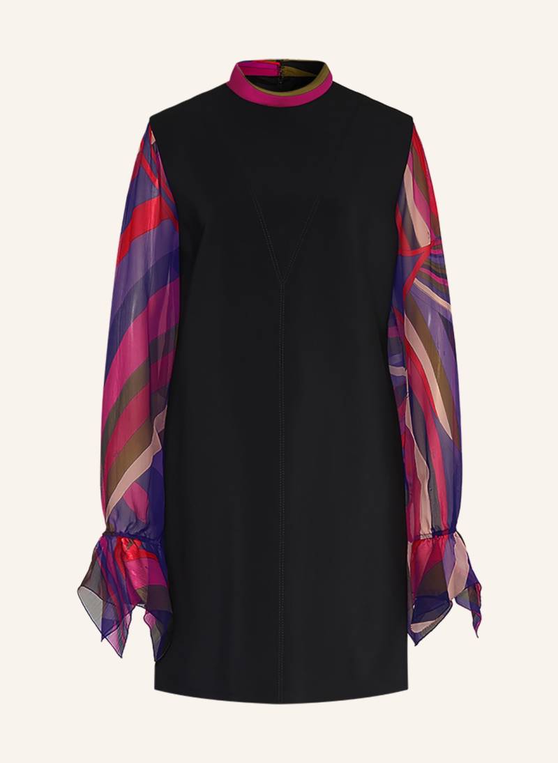 Pucci Kleid Im Materialmix schwarz von Pucci