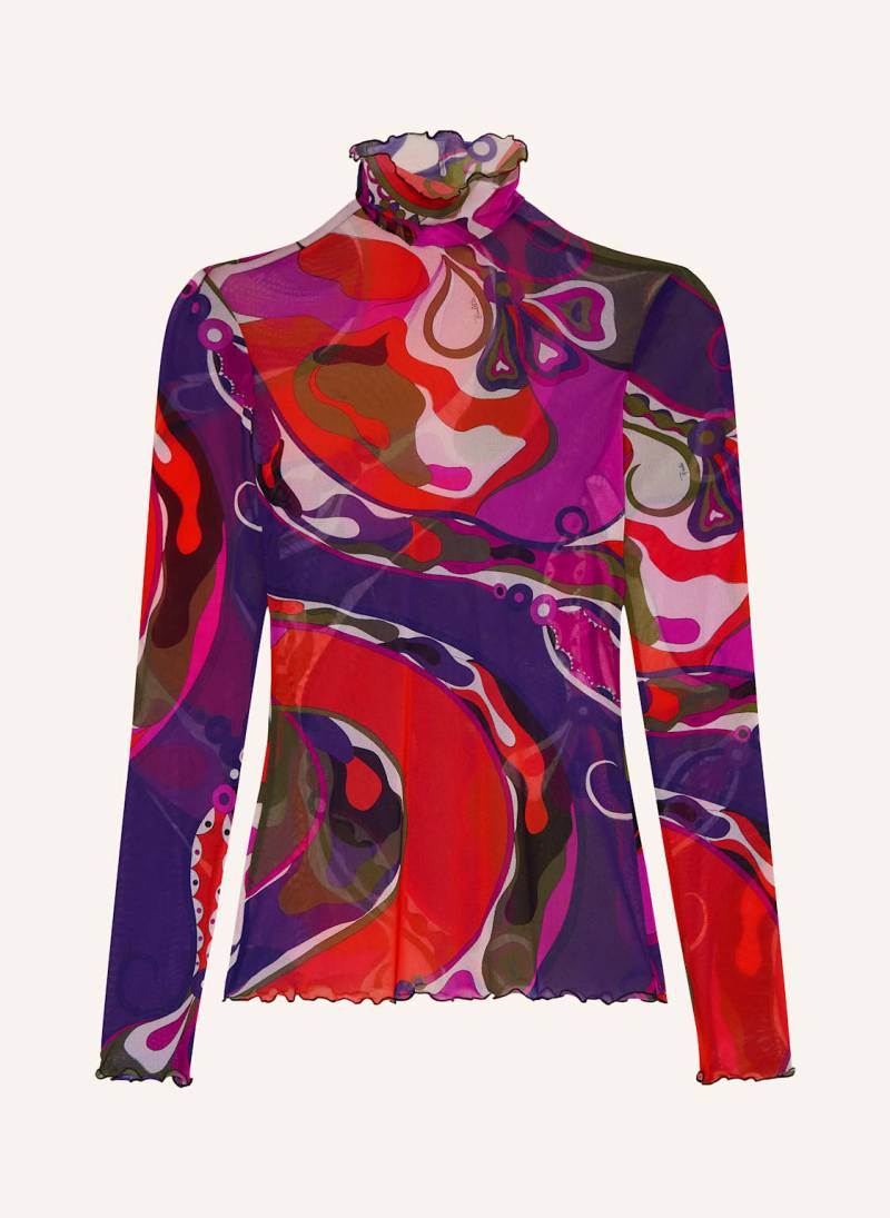 Pucci Longsleeve Aus Mesh pink von Pucci