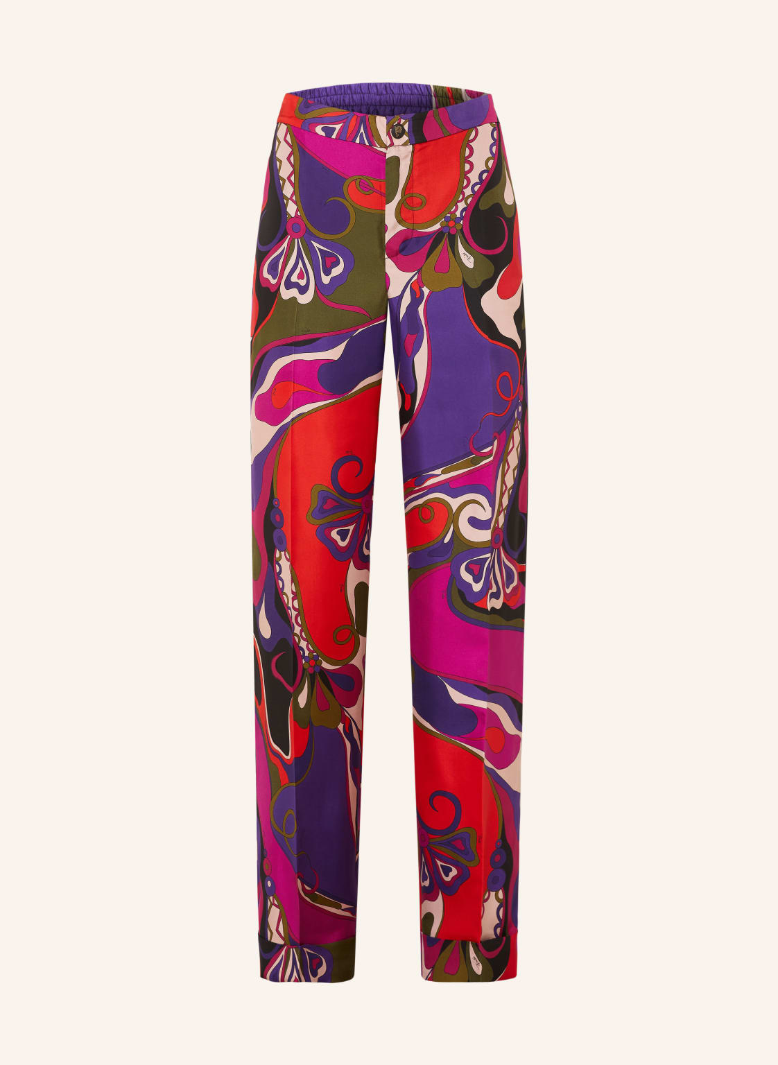Pucci Marlenehose Aus Seide pink von Pucci