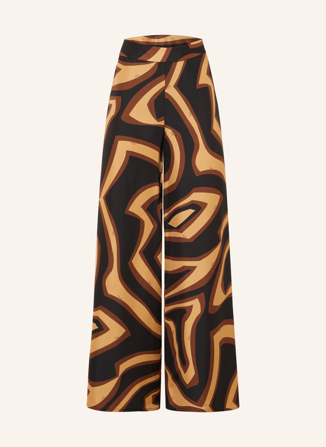 Pucci Marlenehose Aus Seide schwarz von Pucci