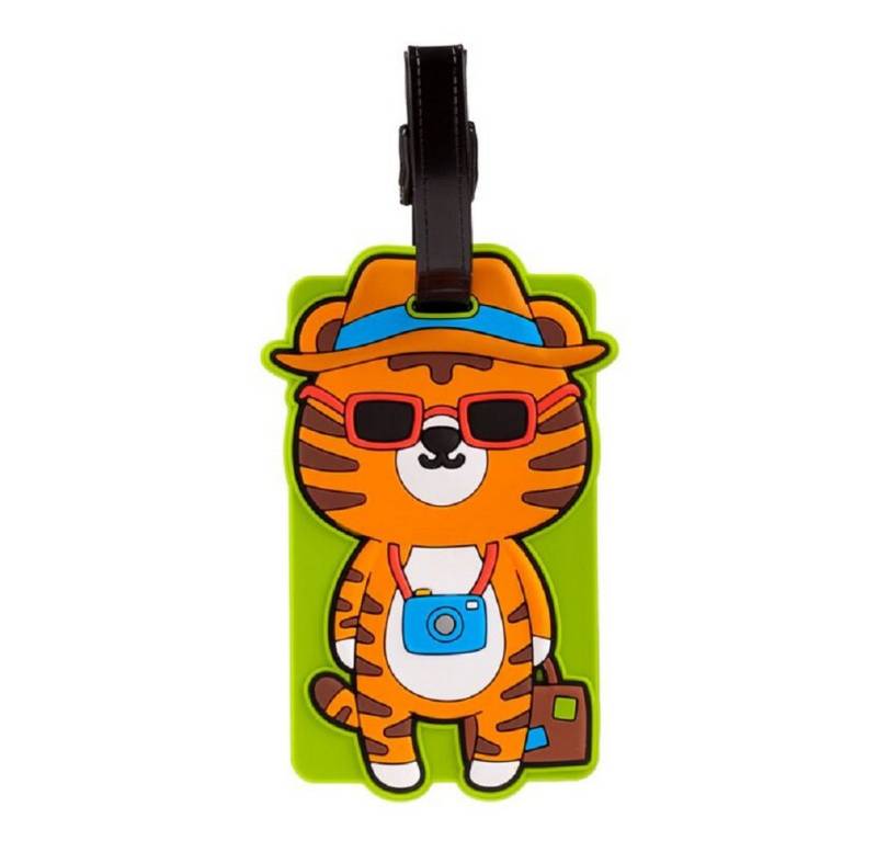 Puckator Gepäckanhänger Alfie the Tiger (Adoramals, 1-St., Taschenanhänger) Kofferanhänger, Namensschild von Puckator