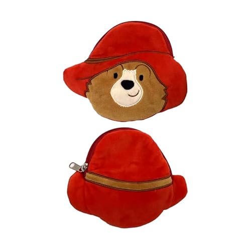 Puckator Paddington Bear Mini-Geldbörse – Damen Damen schlanke Geldbörsen für Damen – Münztasche Geldbörse Herren – Kartenhalter mit Reißverschluss – kleine Geldtasche, mehrfarbig, Geldbörse Plüsch von Puckator