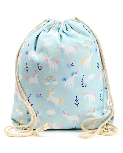 Puckator Unicorn Magic Kordelzugbeutel | Schwimmtasche | Kordelzugbeutel für Kinder | Turnbeutel | Festivaltaschen für Frauen | Turnbeutel | Turnbeutel | Sportbeutel | Rucksack |, Mehrfarbig, 40.5 x von Puckator