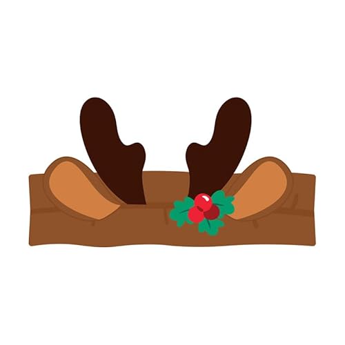 Puckator Weihnachts-Stirnband mit Rentier-Motiv, Plüsch von Puckator