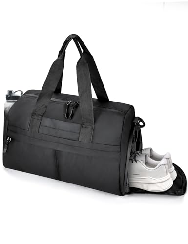 Pucuwu Turnbeutel für Damen & Herren mit Schuh- & Nassfach - Seesack für Reisen, Sport, Fitness & Workout, Schwarz, Turnbeutel Pucuwu Turnbeutel für Damen & Herren mit Schuh- & Nassfach - Seesack für Reisen, Sport, Fitness & Workout, Schwarz, Turnbeutel von Pucuwu