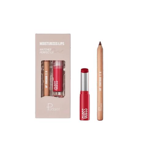 Pudaier - Lip Combo Gift Set - 2.5g+3.5g - 08 Broken Cherry von Pudaier