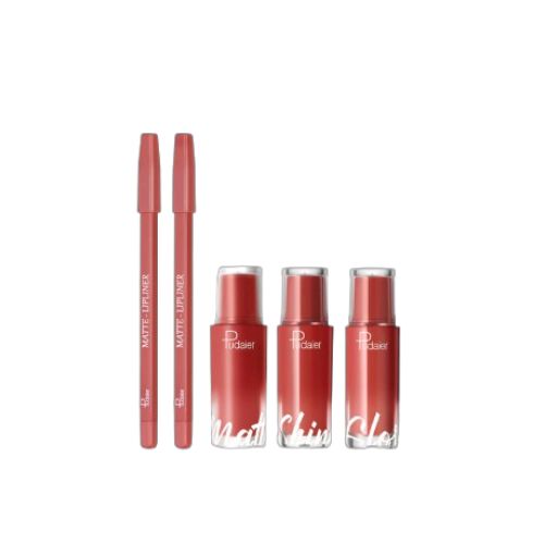 Pudaier - Lippie Says Kiss Kit - 2gx2+6.5gx3 - #02 Well-timed von Pudaier