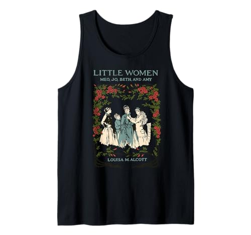 Alcott Little Women Charaktere Literaturbuch Illustration Tank Top von Puddin Threads