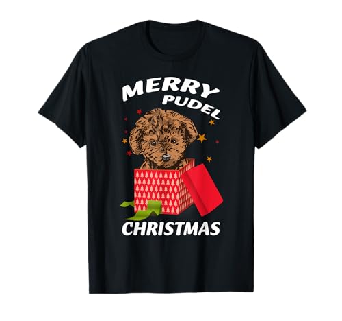 Pudel Weihnachts Hund Kinder Erwachsene T-Shirt von Pudel Weihnachten Hund Kinder Erwachsene