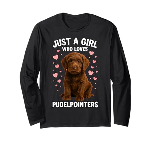 Nur EIN Mädchen, das Pudelpointer liebt Langarmshirt von Pudelpointer Dog