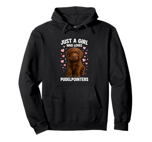 Nur EIN Mädchen, das Pudelpointer liebt Pullover Hoodie von Pudelpointer Dog