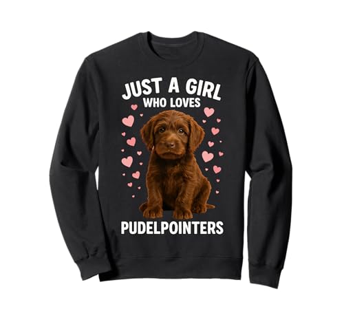Nur EIN Mädchen, das Pudelpointer liebt Sweatshirt von Pudelpointer Dog