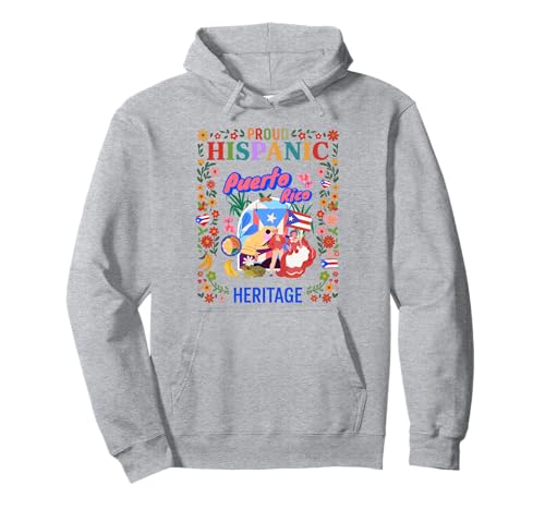 Idee für Damen mit puertoricanischer Flagge Herencia Hispana Puertorriqueña Pullover Hoodie von Puerto Rico Hispanic Heritage Kids & Toddler Ideas