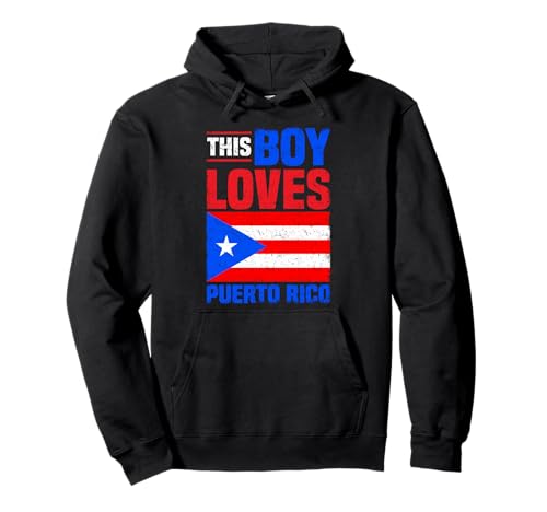 This Boy Loves Puerto Rico Flagge Pullover Hoodie This Boy Loves Puerto Rico Flagge Pullover Hoodie von Puerto Rico Love Flag Edition Series