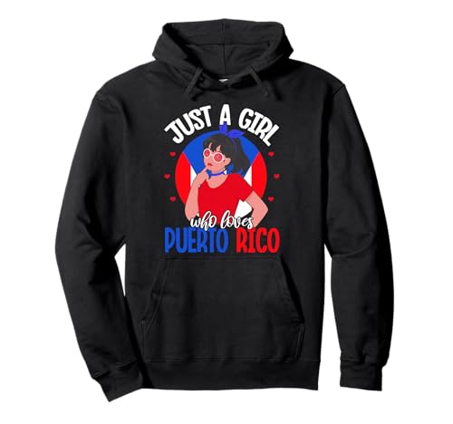 Nur EIN Mädchen, das Puerto Rico liebt Puerto Rico Pride Pullover Hoodie von Puerto Rico Pride Enthusiast