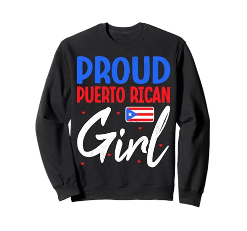 Stolzes puertoricanisches Mädchen Puerto Rico Pride Sweatshirt von Puerto Rico Pride Gear Collective