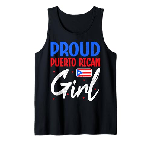 Stolzes puertoricanisches Mädchen Puerto Rico Pride Tank Top von Puerto Rico Pride Gear Collective