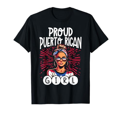 Puerto Rico Stolzes puertoricanisches Modestatement für Mädchen T-Shirt Puerto Rico Stolzes puertoricanisches Modestatement für Mädchen T-Shirt von Puerto Rico Pride Heritage Series