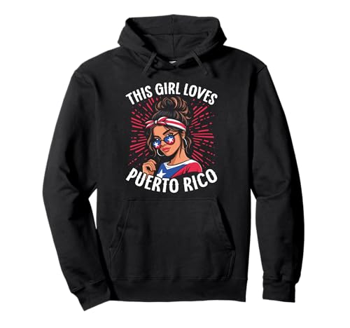 Dieses Mädchen liebt die Feier der Flaggenfarben von Puerto Rico Pullover Hoodie Dieses Mädchen liebt die Feier der Flaggenfarben von Puerto Rico Pullover Hoodie von Puerto Rico Vibes Fans Celebrate