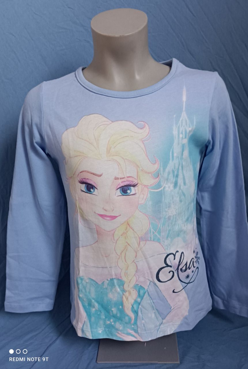Püttmann Anna und Elsa Frozen DIe Schneekönigin Longsleeve, Shirt Mädchen blau von Püttmann