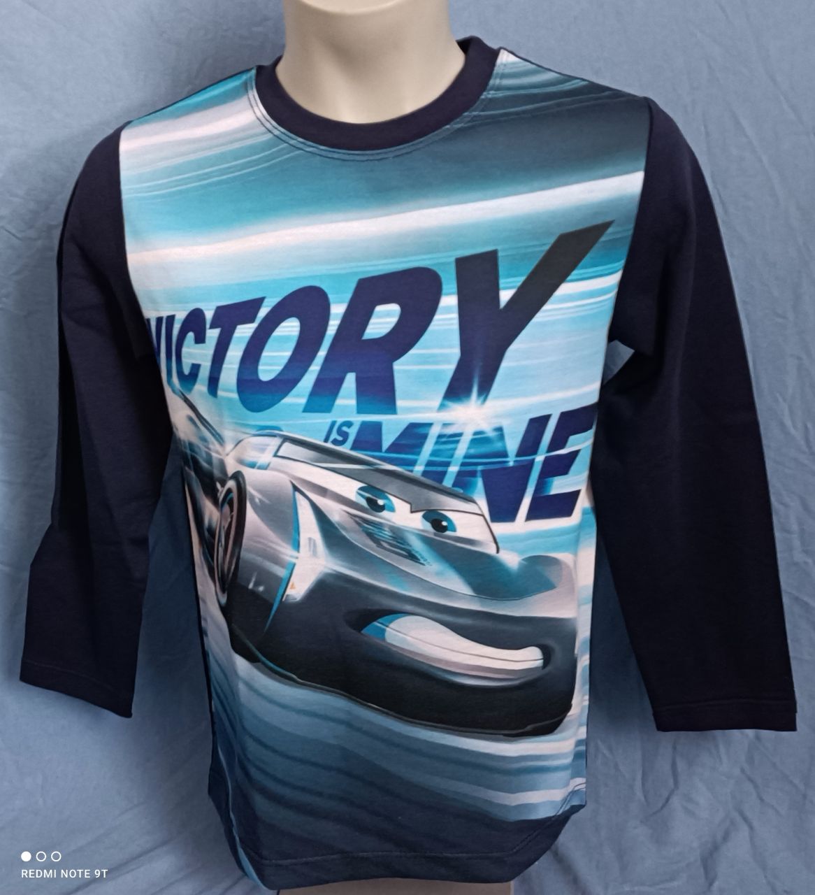 Püttmann Cars Longsleeve in hellblau und navy Junge von Püttmann