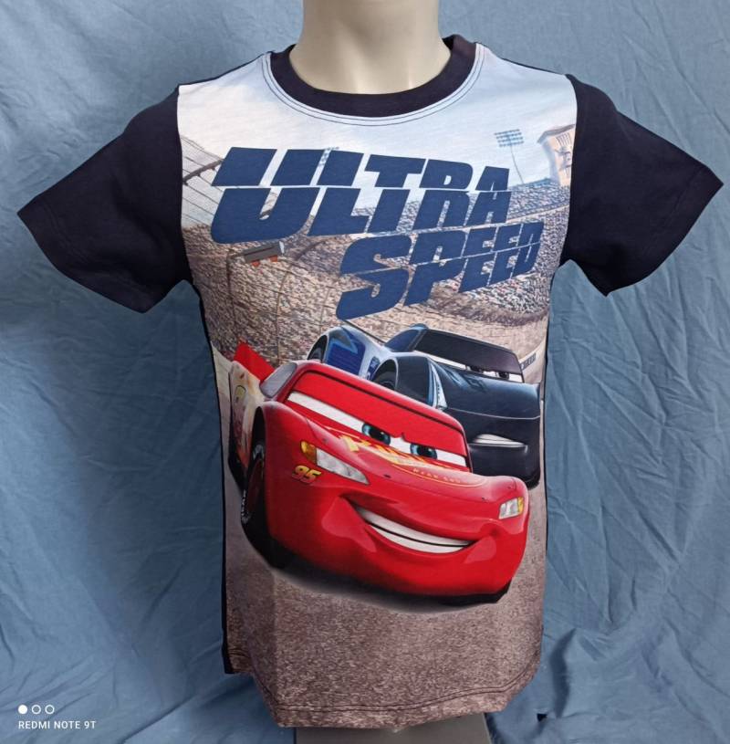 Püttmann Cars T-Shirt hellblau und navy Junge von Püttmann
