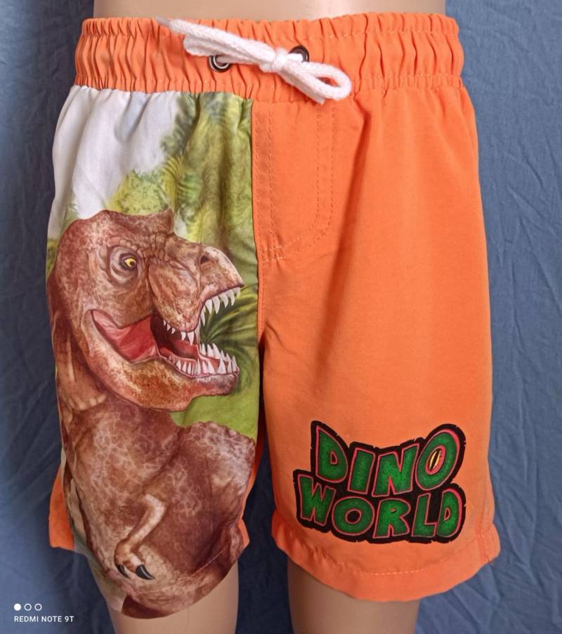 Püttmann Dino World Badeshorts Junge grün oder orange von Püttmann