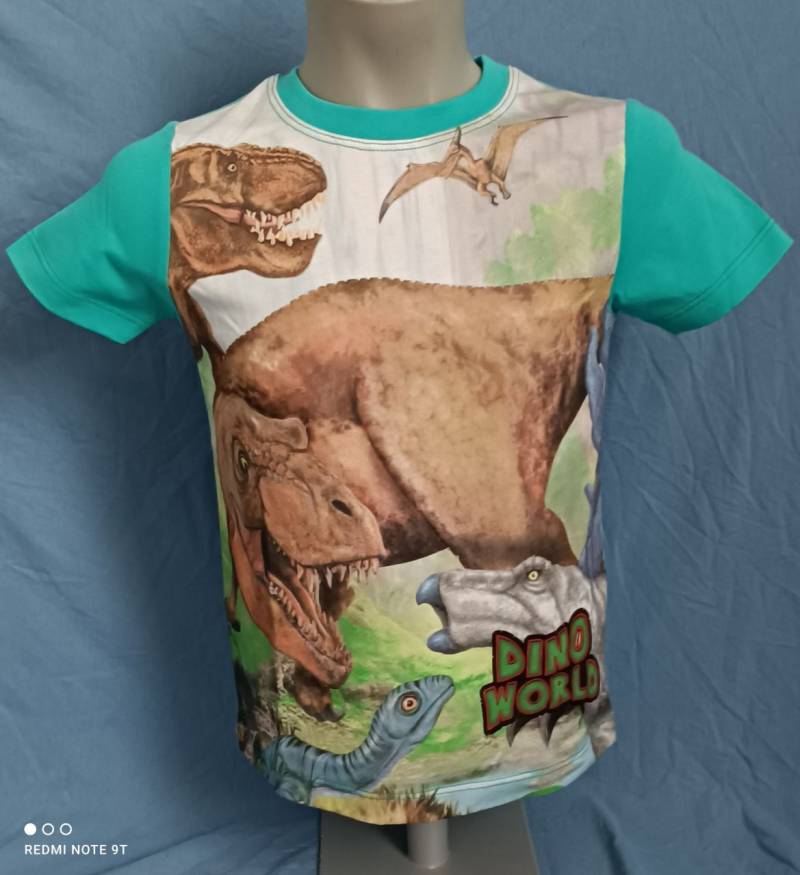 Püttmann Dino World T-Shirt in zwei Grüntönen Junge von Püttmann
