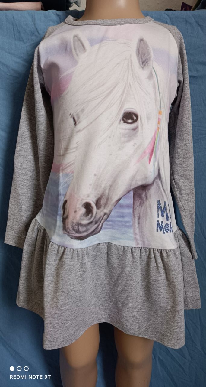 Püttmann Miss Melody Kleid Langarm Mädchen lila oder grau von Püttmann