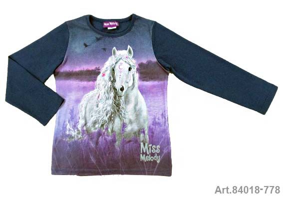 Püttmann Miss Melody Mädchen Shirt Longsleeve Pferd von Püttmann