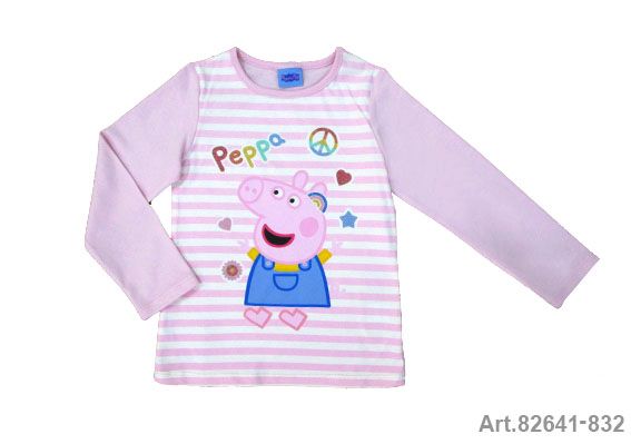 Püttmann Peppa Pig Wutz Shirt Longsleeve rosa von Püttmann