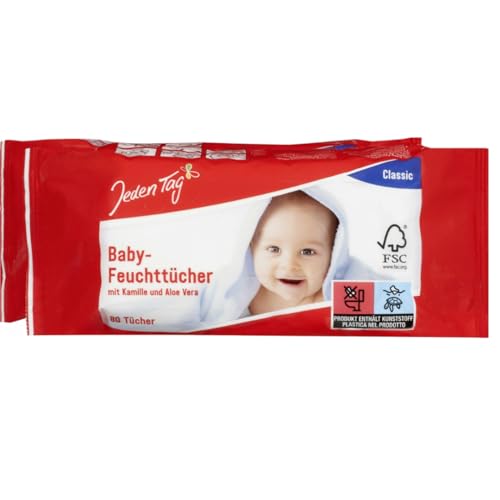 Jeden Tag Baby Feuchttücher classic 2 x 80 St. von Pufai