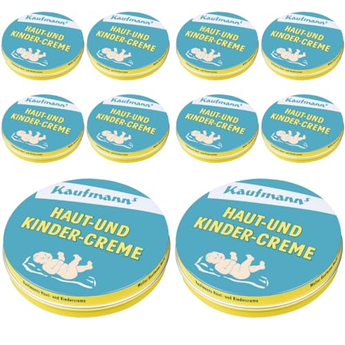 mit Pufai kostenlosem Überraschungsgeschenk, Kaufmanns Haut- und Kindercreme Spezielle Baby Creme 75 Mililiter x 10 STÜCK von Pufai