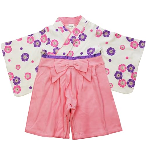 Puff 2 Kids Baby Kinder Hakama Style Coverall Strampler Mädchen Kimono Style Strampler Japanisch Formal Geburtstag Halloween Kleid Kind Kleid von Puff 2 Kids