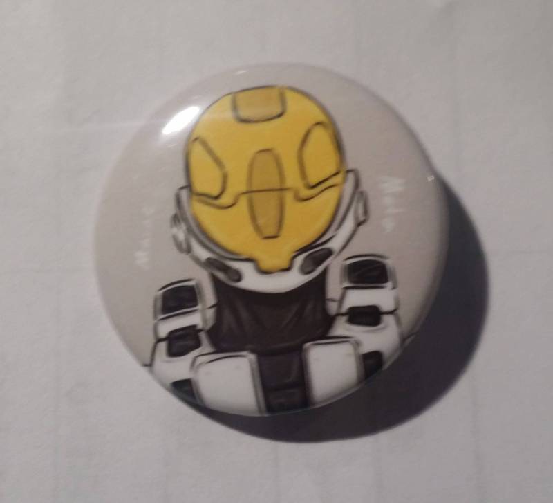 Red Vs Blue - Maine/Die Meta 1, 5"Anstecknadel von PuffballPrints