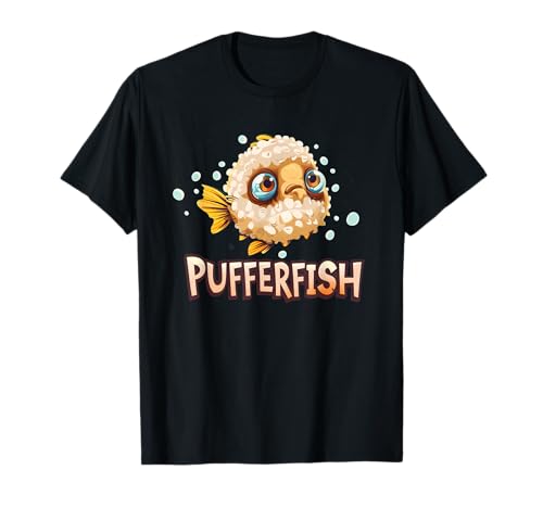 Lustiges Kugelfisch-Kostüm für Erwachsene und Kinder T-Shirt von Pufferfish Outfit