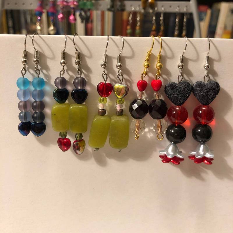 Fühlen Sie Die Liebe Herz Ohrringe von PuffyTailCat