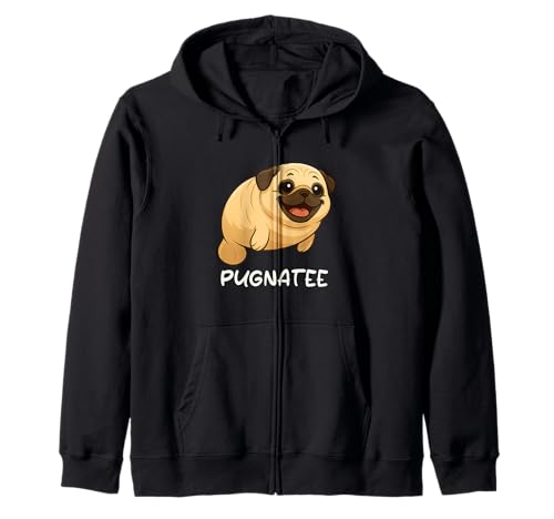 Niedlicher Mops, Seekuh, Pugnatee, Tierliebhaber, Jungen, Mädchen, Kinder Kapuzenjacke von PugAxis1