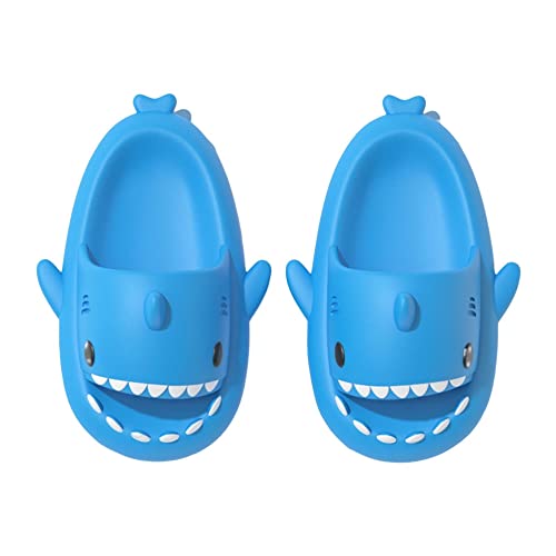 Puimentiua Damen Hai Hausschuhe,Shark Slides Slippers,Sharkis Schuhe,Haifisch Schlappen, Fisch Badelatschen(10- Himmelblau,36-37 EU) von Puimentiua